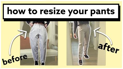 resize trousers